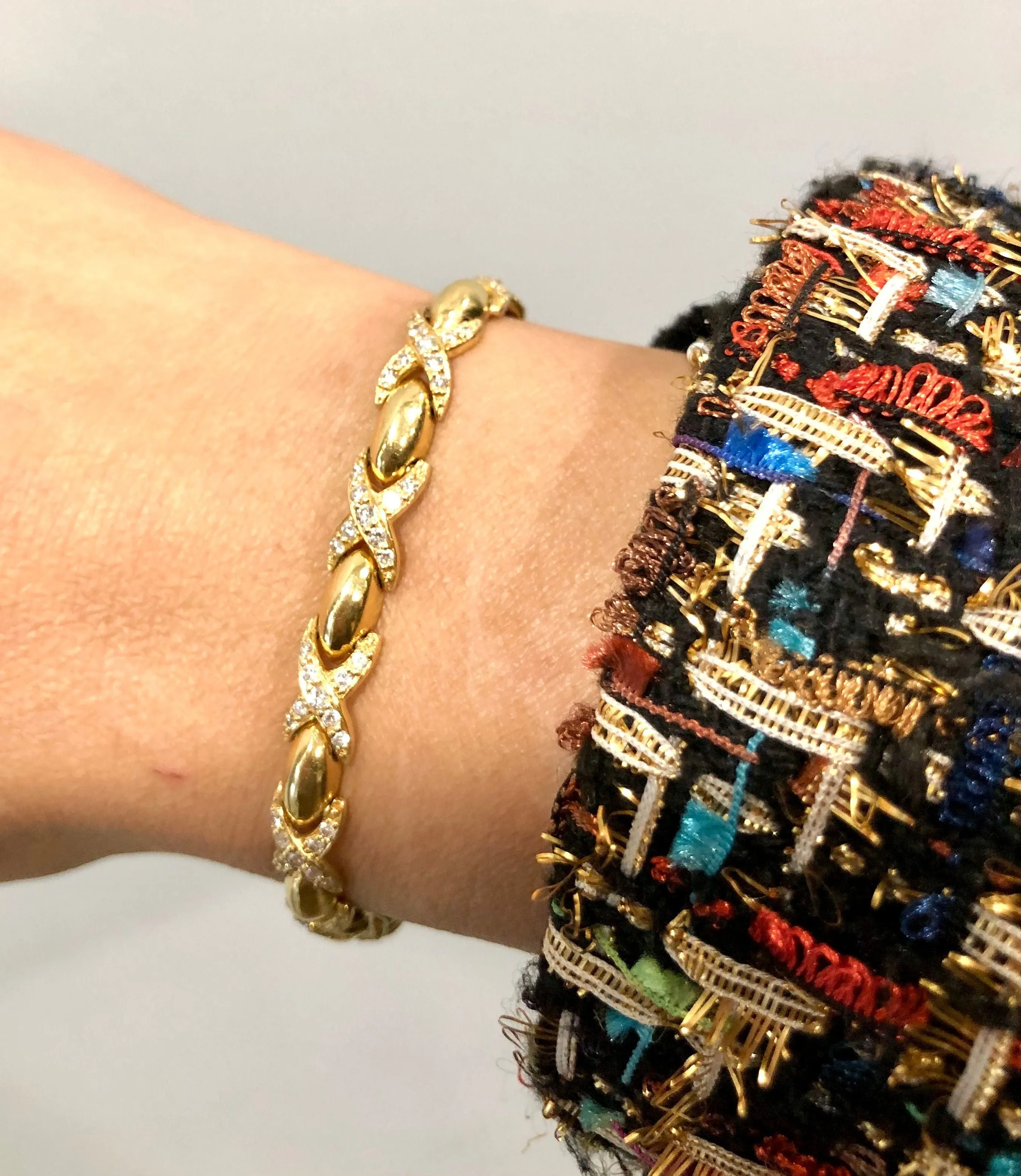 Bracelet Or jaune Diamants sold by 58 Facettes product image thumbnail 2