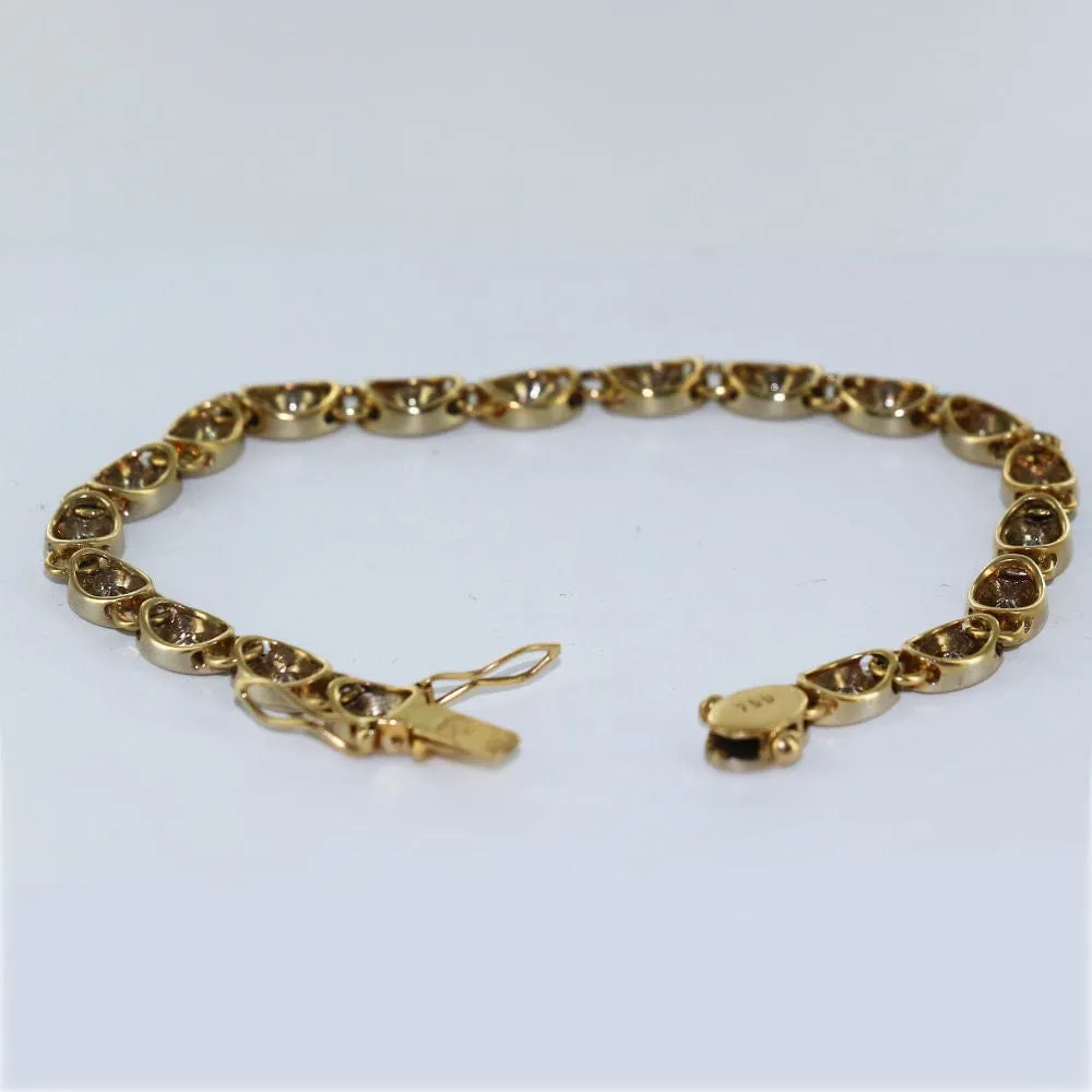 Bracelet or jaune et diamants sold by 58 Facettes product image thumbnail 2