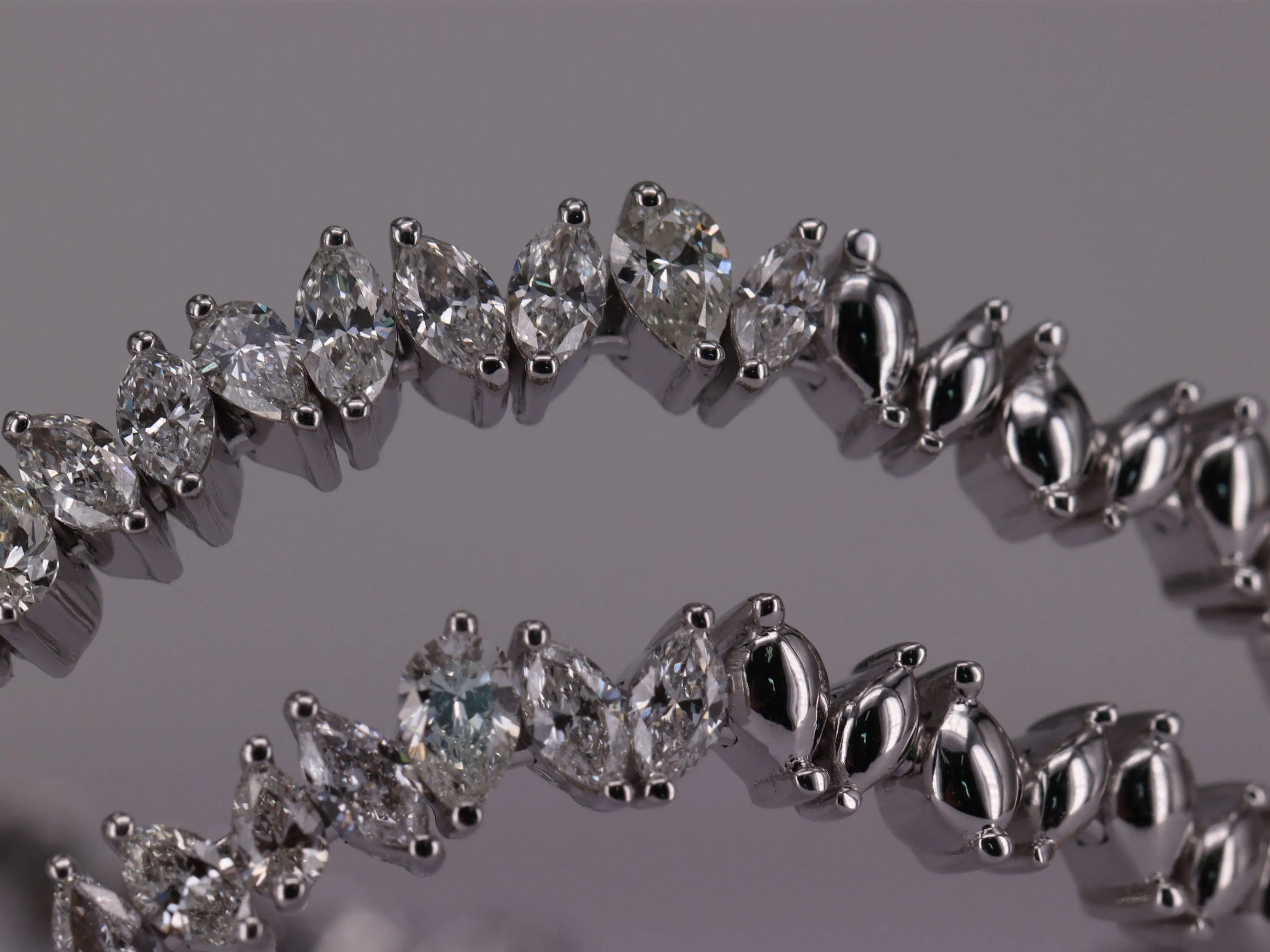 Bracelet cocktail Diamants poires et marquises sold by 58 Facettes product image thumbnail 4