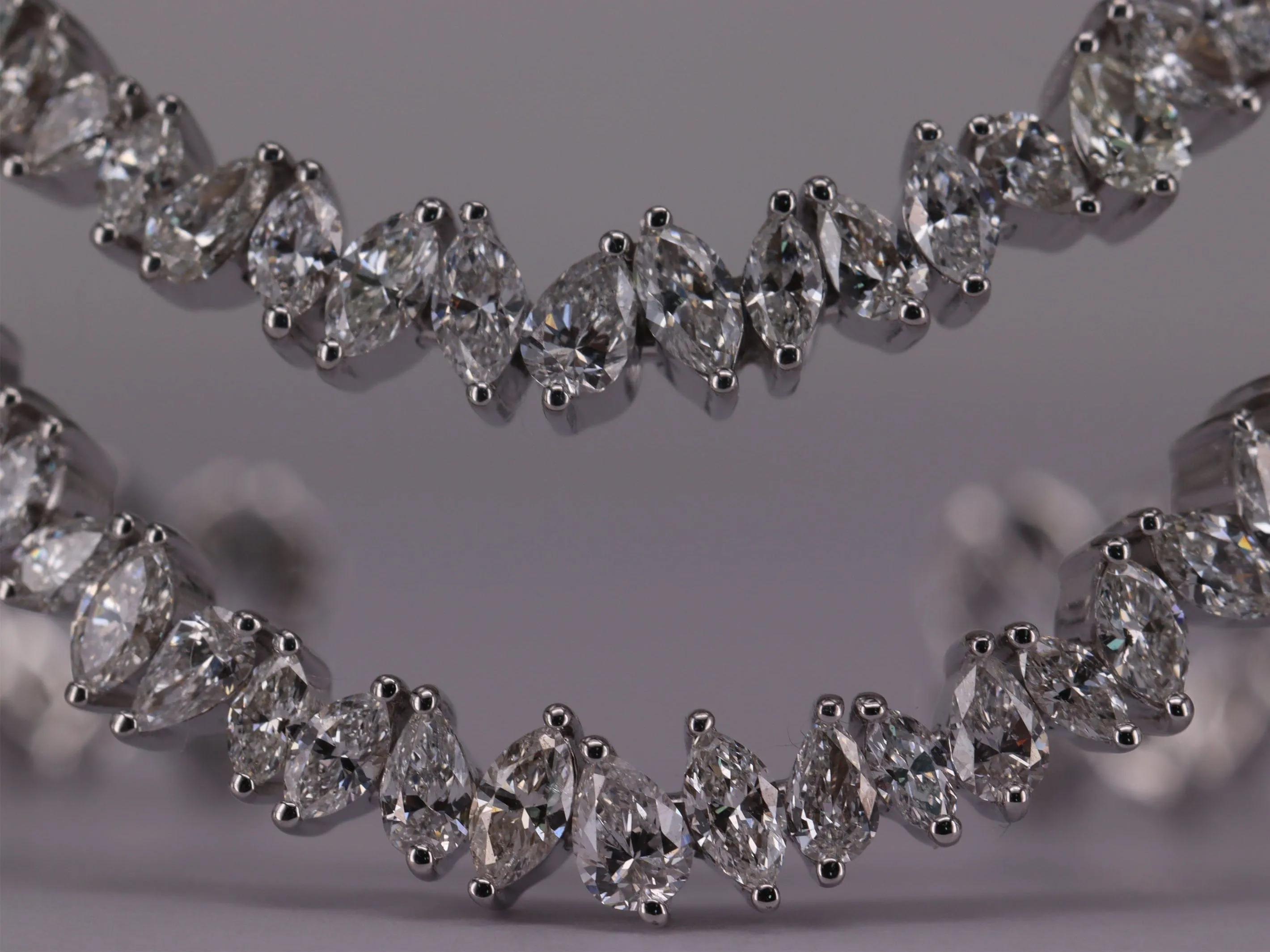 Bracelet cocktail Diamants poires et marquises sold by 58 Facettes product image thumbnail 5