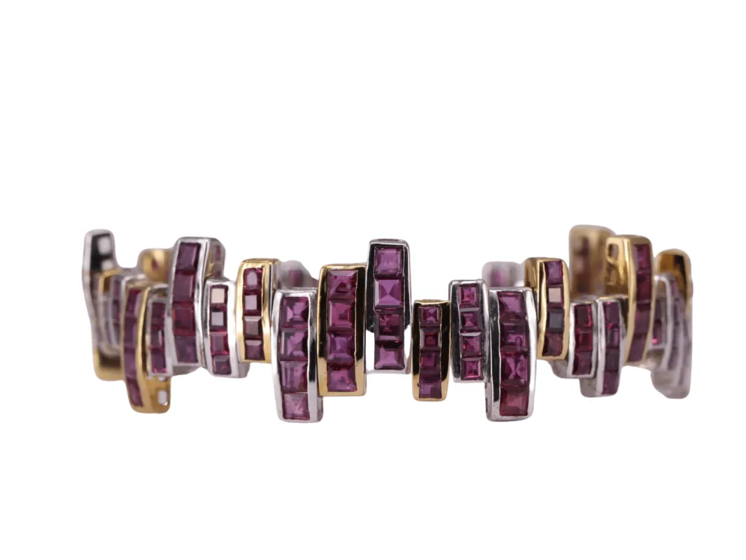 Bracelet Art Déco Rubis sold by 58 Facettes