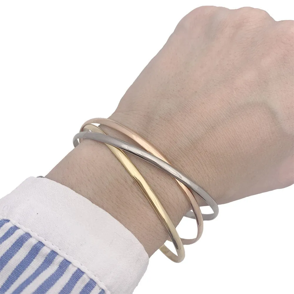 Bracelet Cartier, "Trinity", trois tons d'or. sold by 58 Facettes product image thumbnail 2