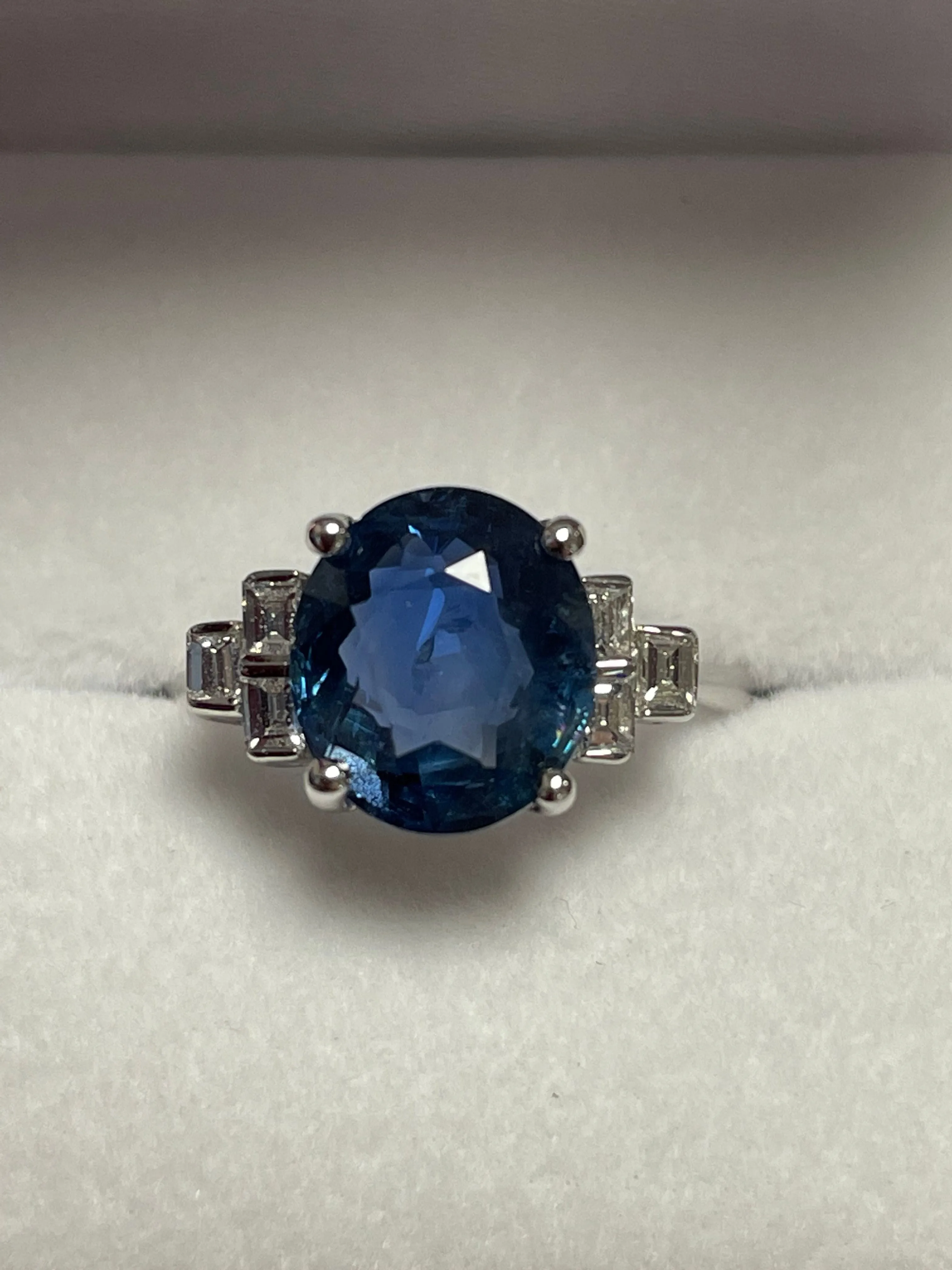 Bague Saphir Birman non Chauffé Diamants sold by 58 Facettes product image thumbnail 5