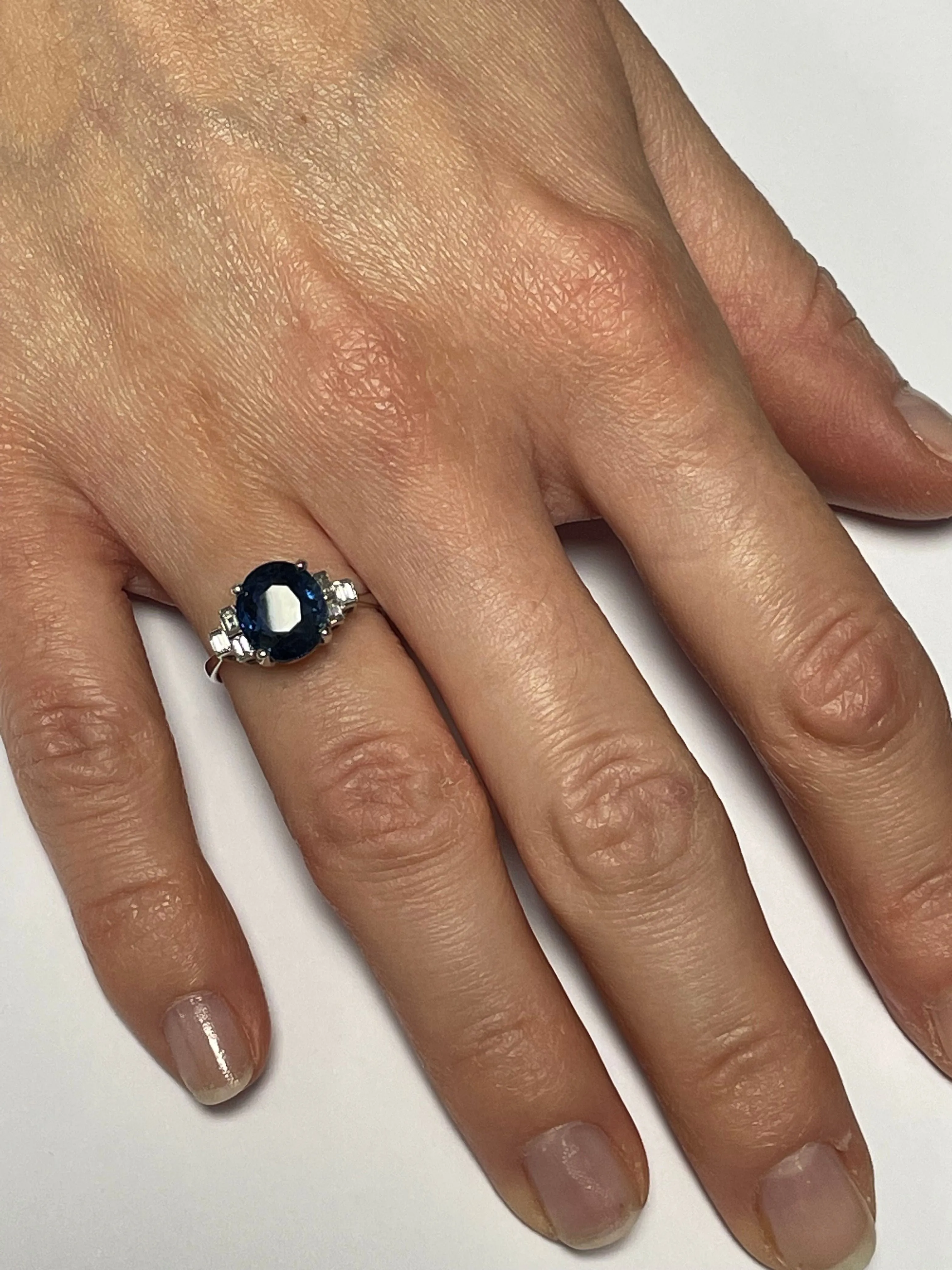 Bague Saphir Birman non Chauffé Diamants sold by 58 Facettes product image thumbnail 2