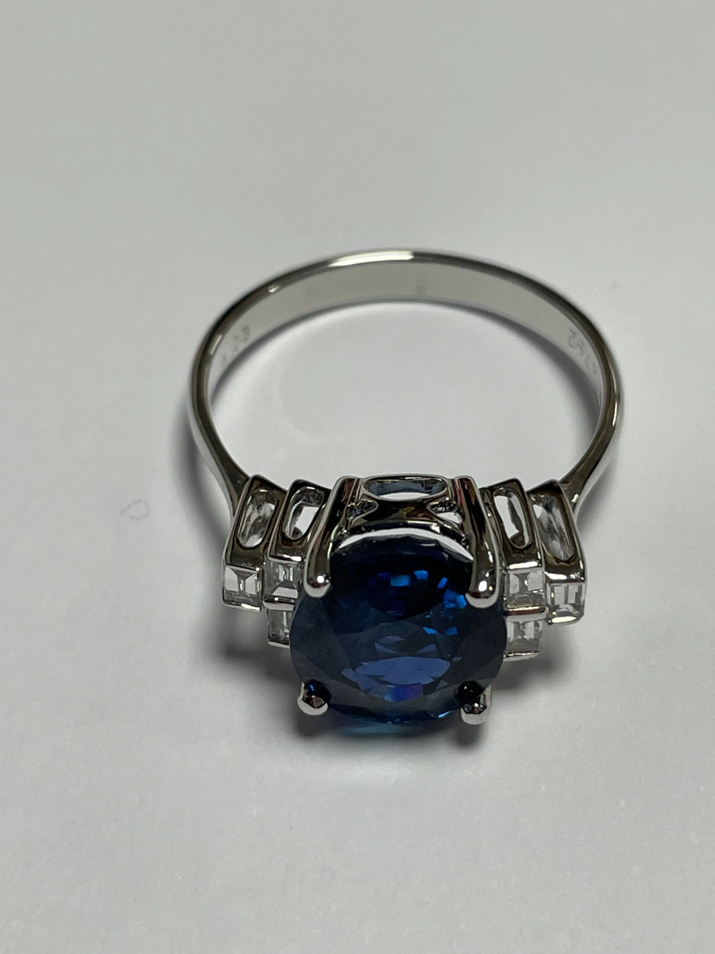 Bague Saphir Birman non Chauffé Diamants sold by 58 Facettes product image thumbnail 4