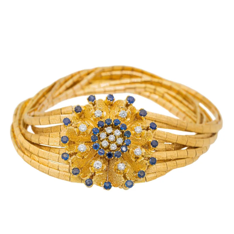 Bracelet Manchette Or jaune Diamant sold by 58 Facettes