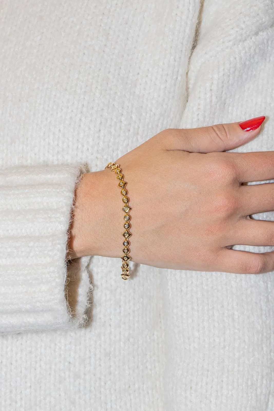 Bracelet Or jaune Diamant sold by 58 Facettes product image thumbnail 2