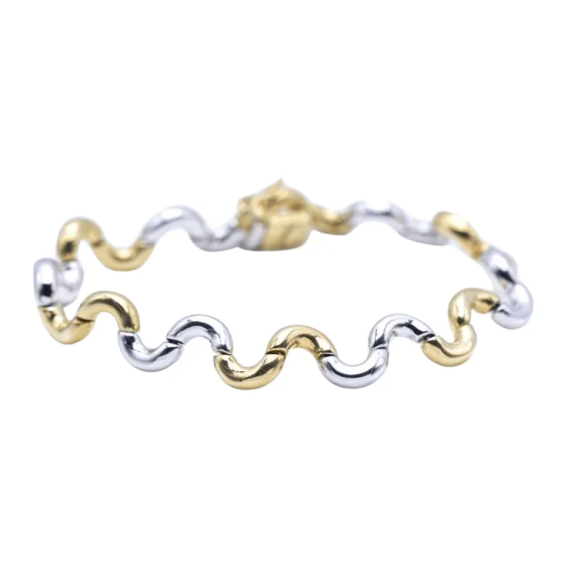 Bracelet Vagues 2 Ors sold by 58 Facettes