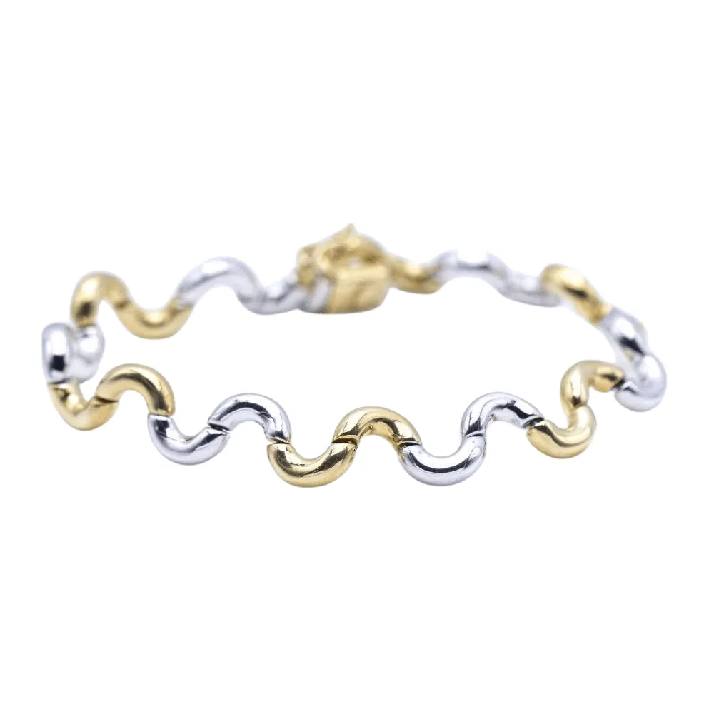 Bracelet Vagues 2 Ors sold by 58 Facettes