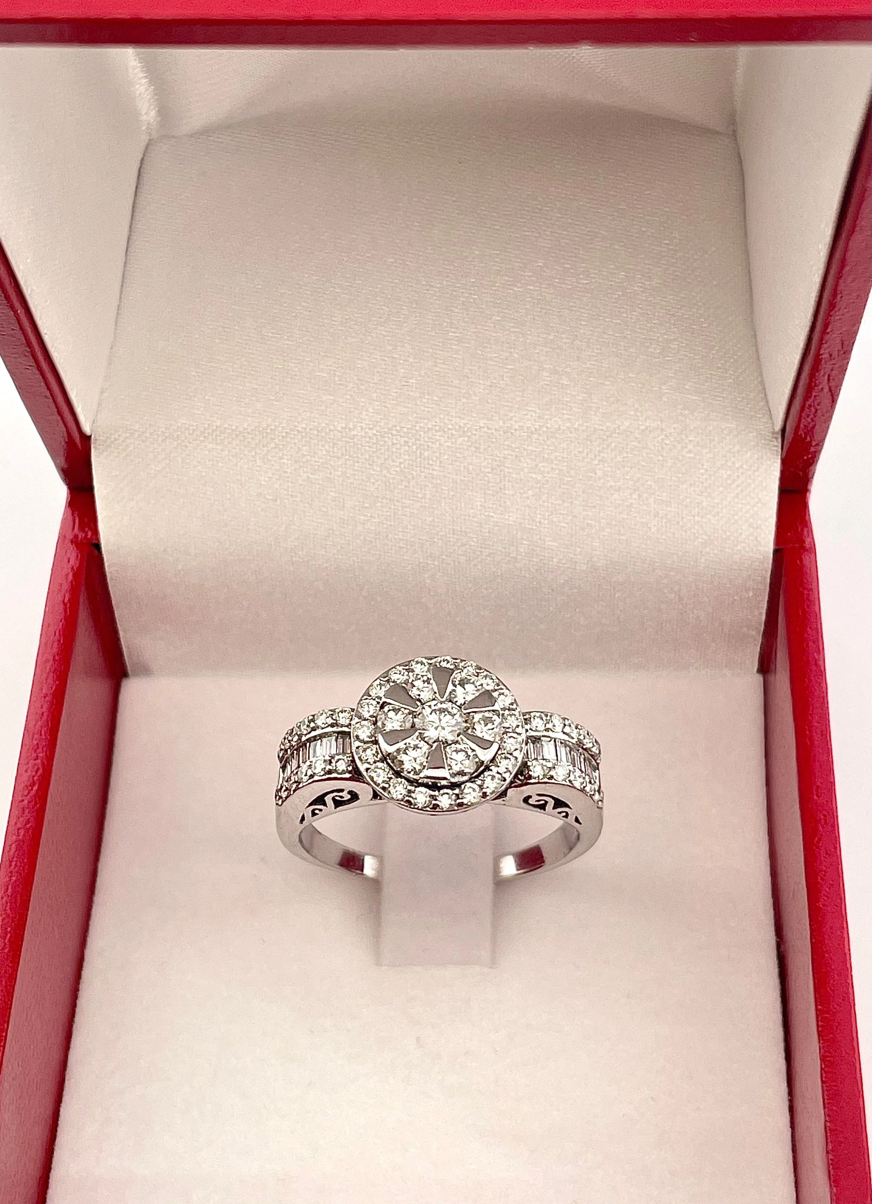 Bague Or blanc Diamants sold by 58 Facettes product image thumbnail 3