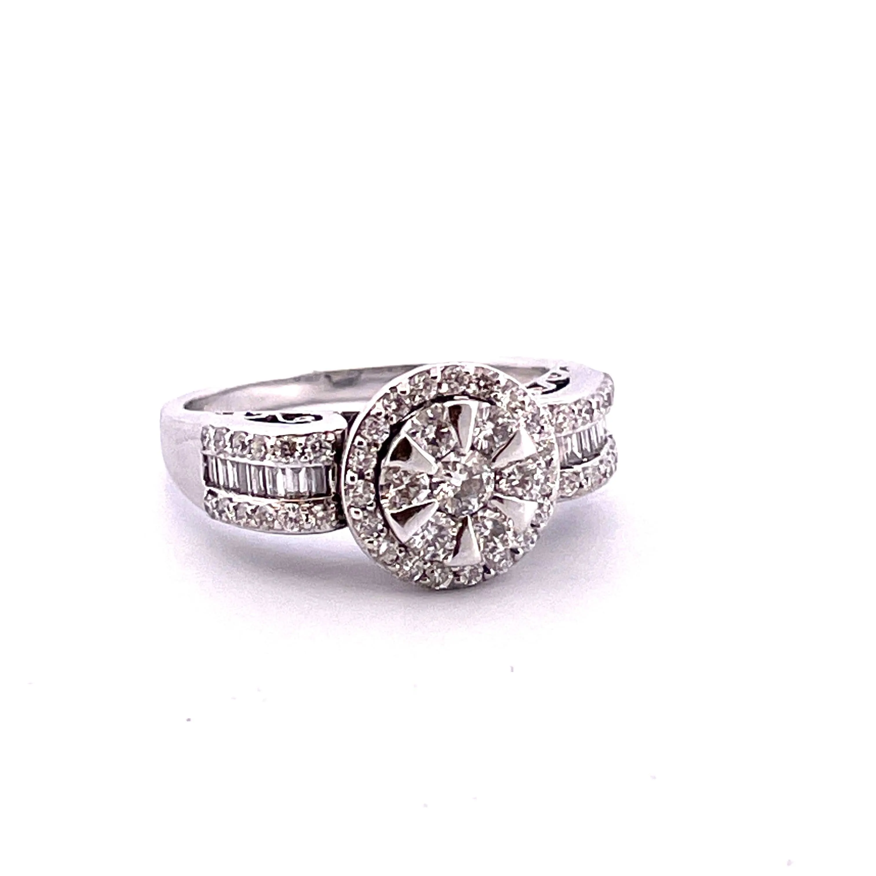 Bague Or blanc Diamants sold by 58 Facettes product image thumbnail 2