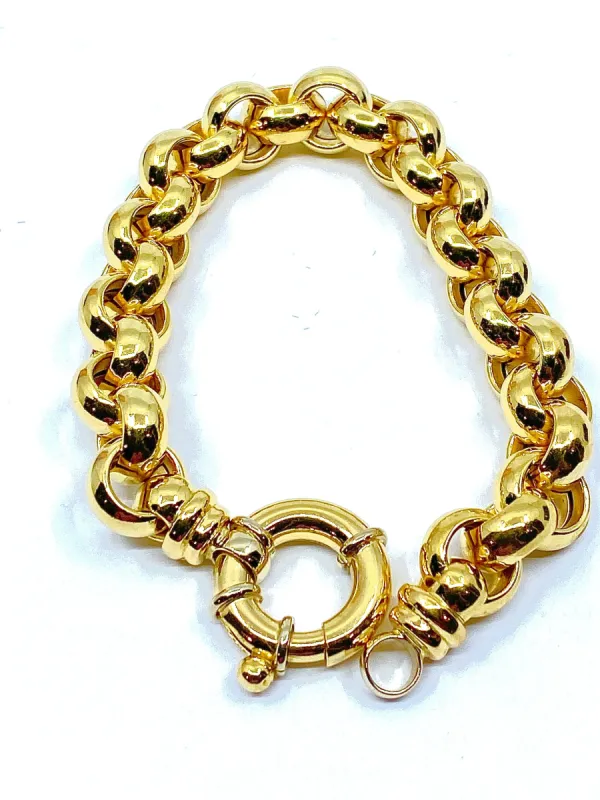 Bracelet mailles rondes URBINO made by 58 Facettes