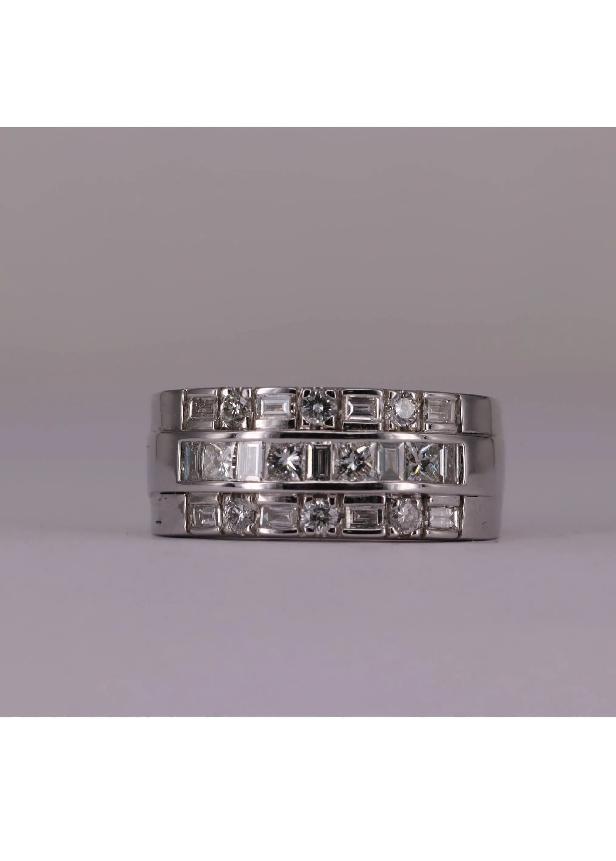 Bague Triple Or blanc Diamants sold by 58 Facettes product image thumbnail 4