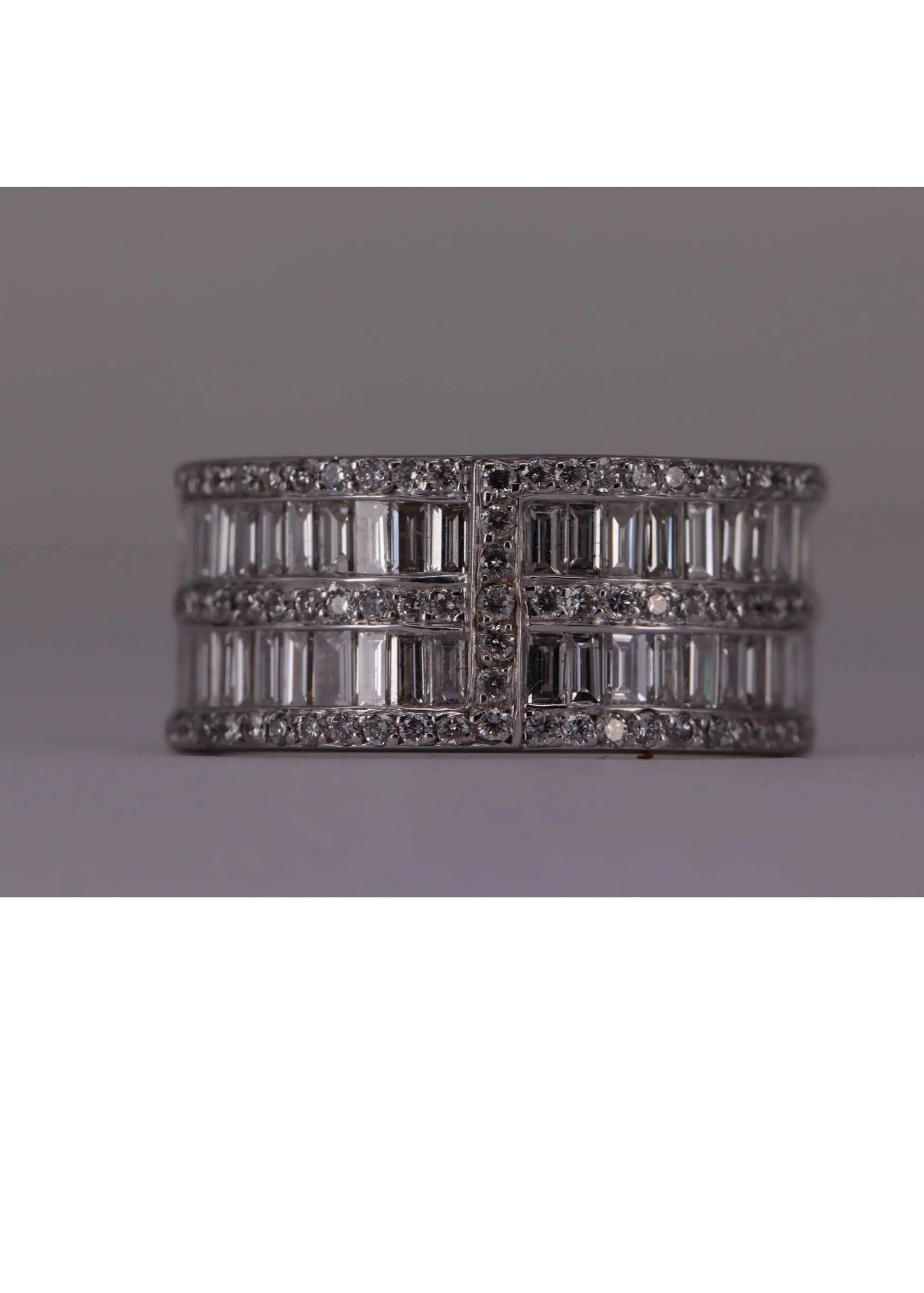 Bague Zigzag Or blanc et Diamants sold by 58 Facettes product image thumbnail 4