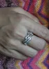 Bague Waves Or blanc et Diamants sold by 58 Facettes