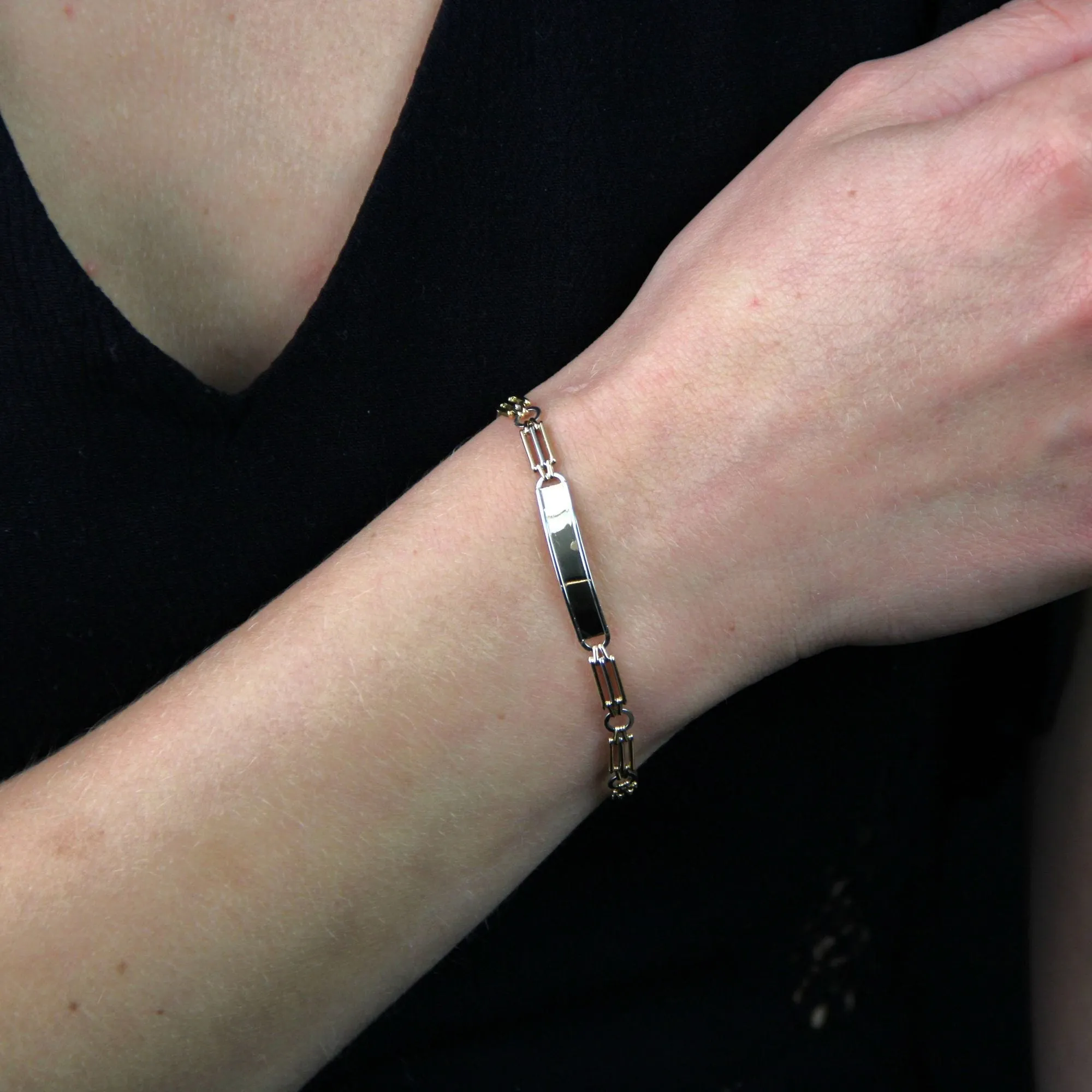 Bracelet 2 ors gourmette sold by 58 Facettes product image thumbnail 2