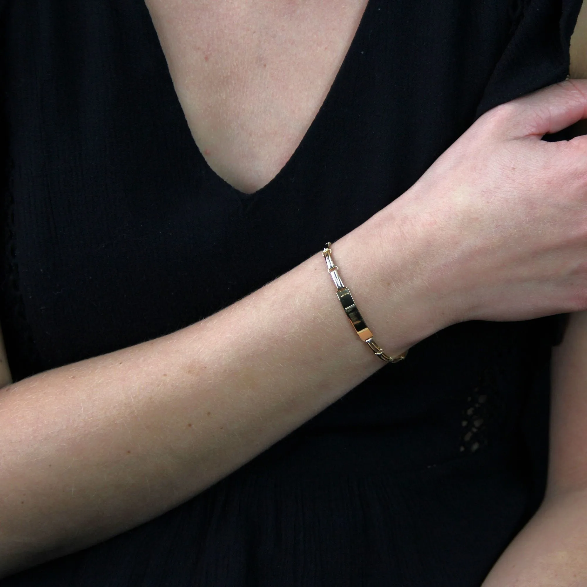 Bracelet gourmette 2 ors sold by 58 Facettes product image thumbnail 2