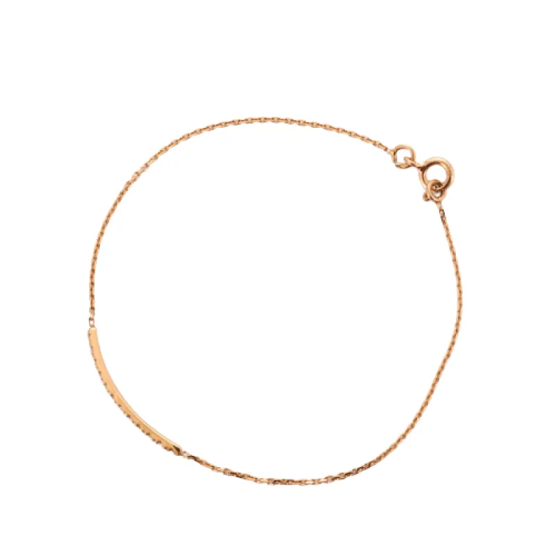 Bracelet Or barrette de Diamants sold by 58 Facettes