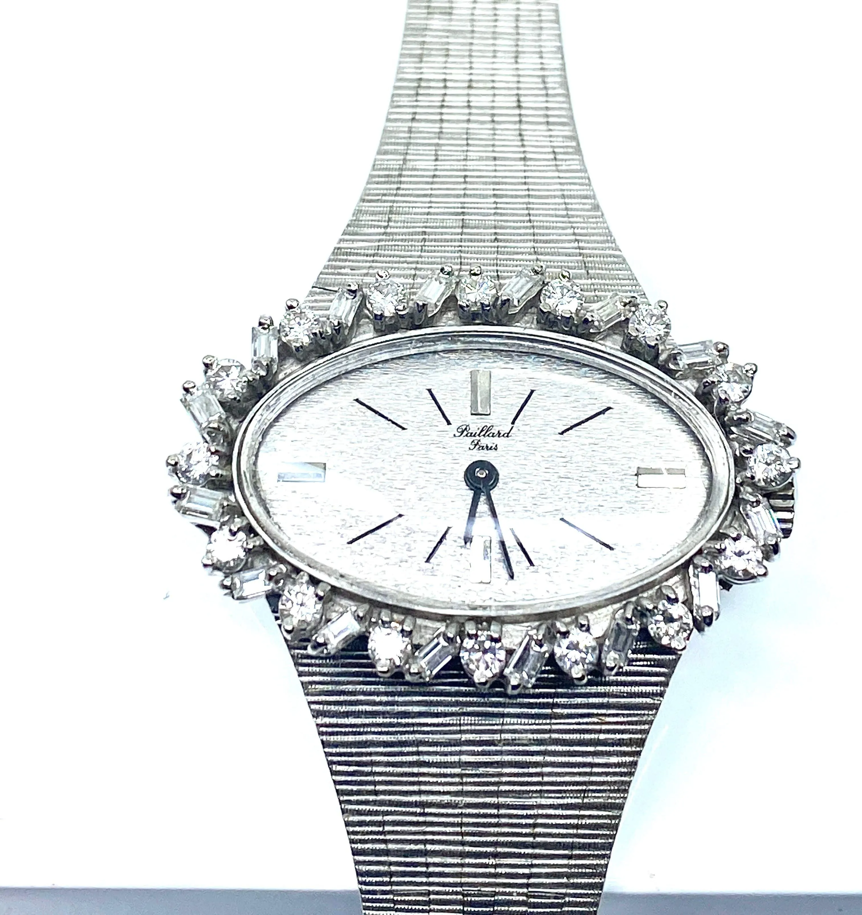 PAILLARD - Montre dame Or Diamants ronds et baguettes sold by 58 Facettes product image thumbnail 2