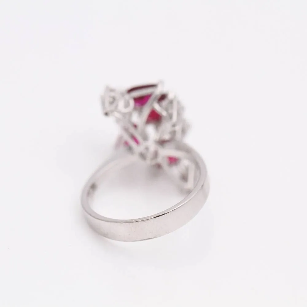 HARRY WINSTON inspired platinum ring sold by 58 Facettes product image thumbnail 4