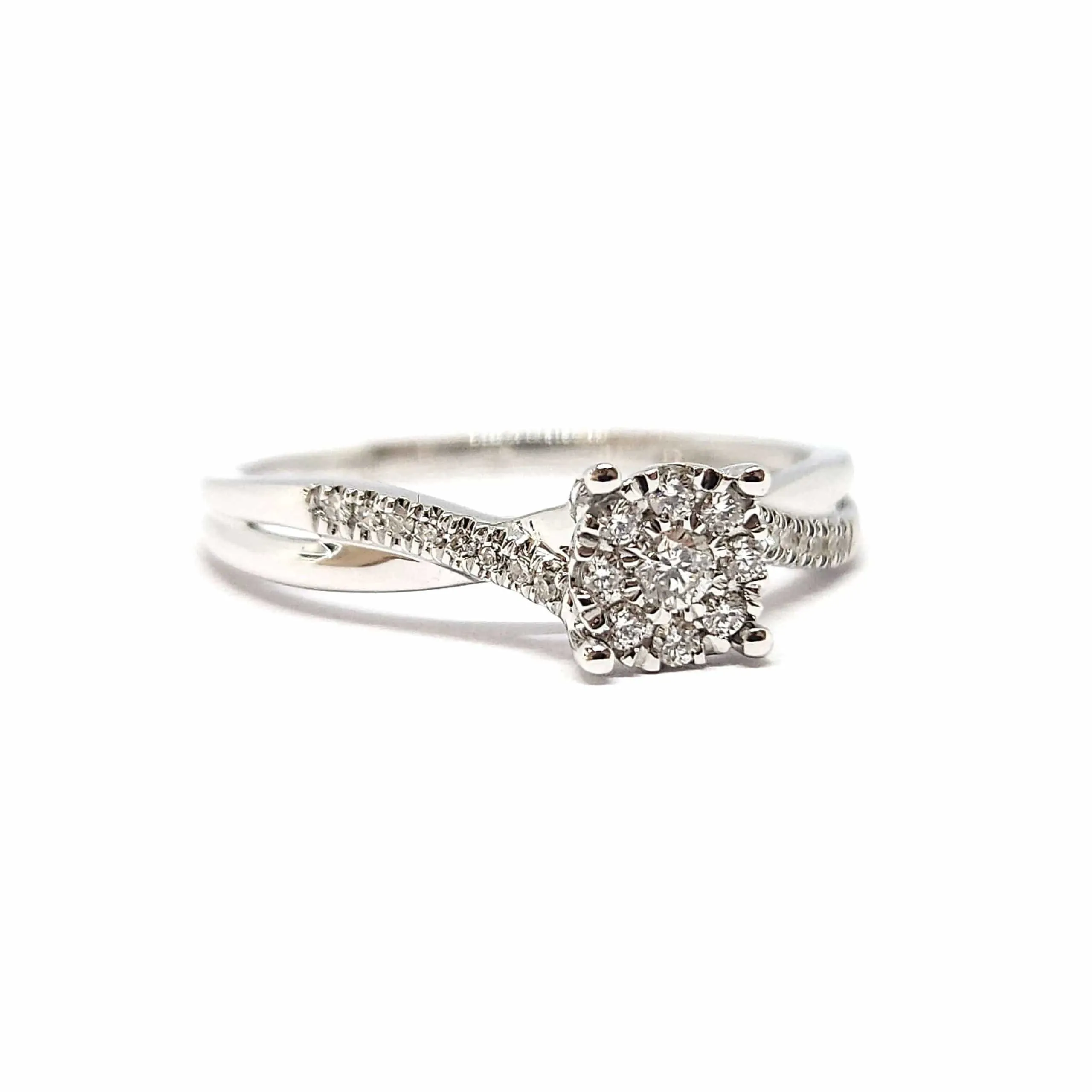 Bague diamants or blanc sold by 58 Facettes product image thumbnail 4