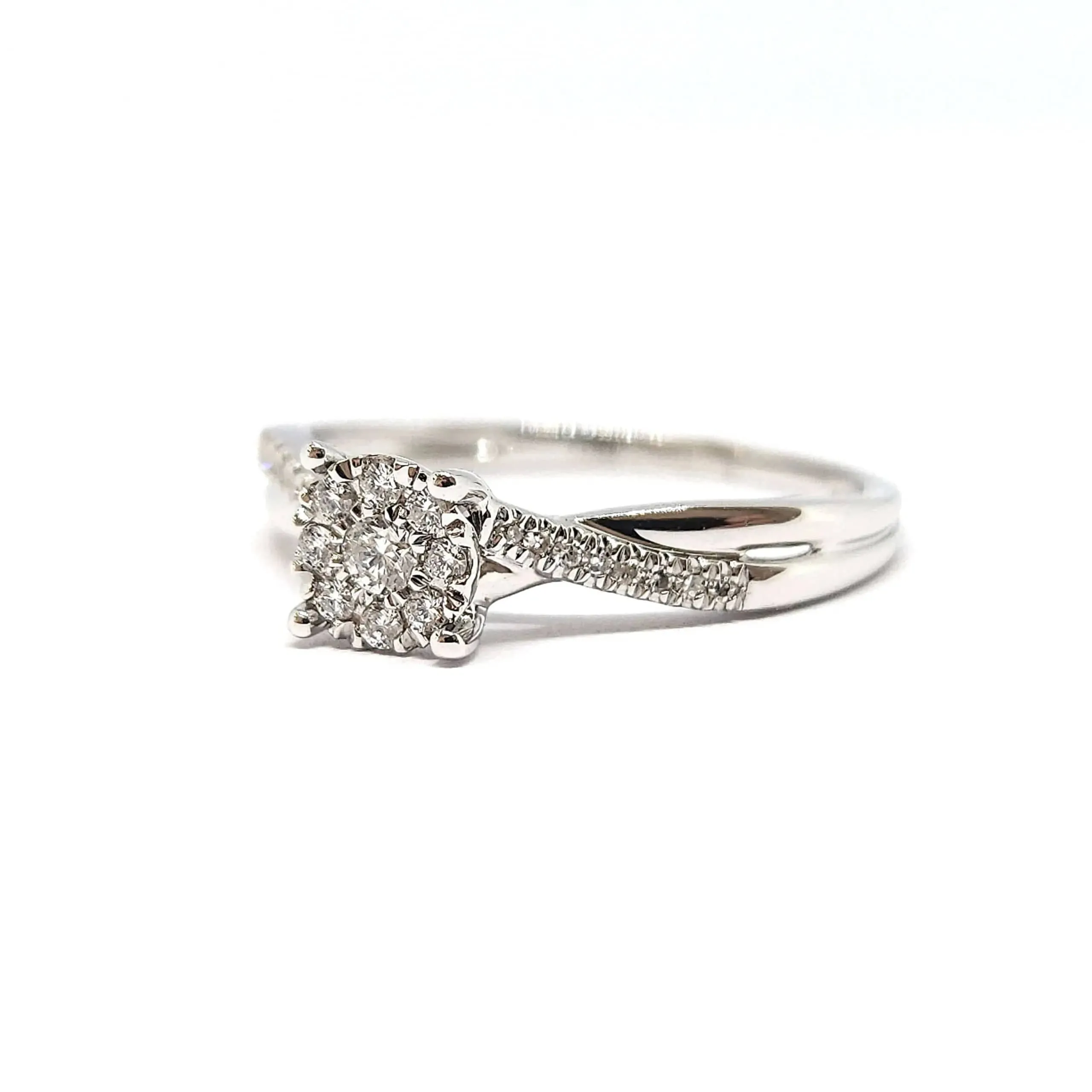 Bague diamants or blanc sold by 58 Facettes product image thumbnail 2