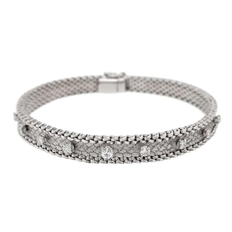 Bracelet Or blanc Diamant sold by 58 Facettes