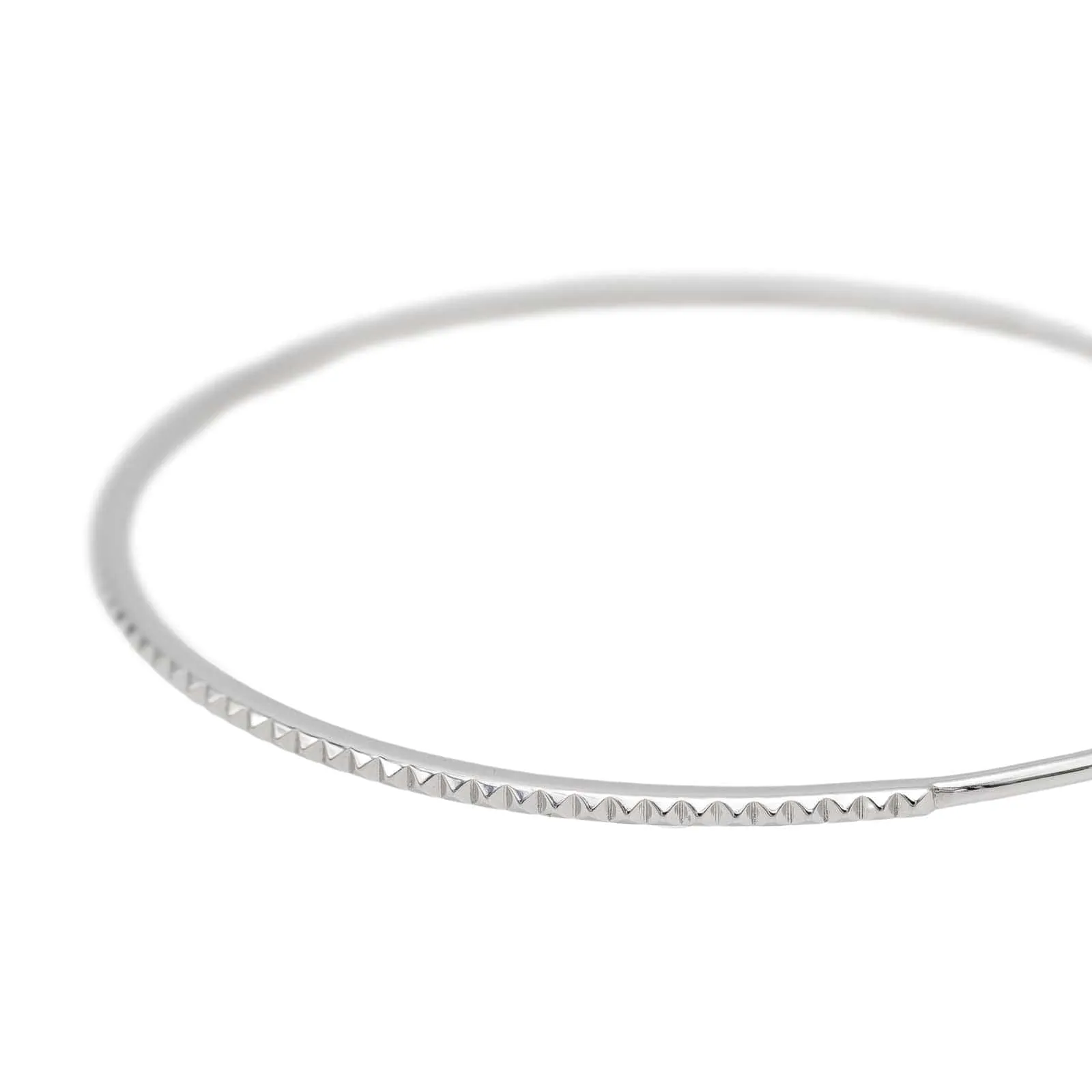 Bracelet Jonc Or blanc sold by 58 Facettes product image thumbnail 3