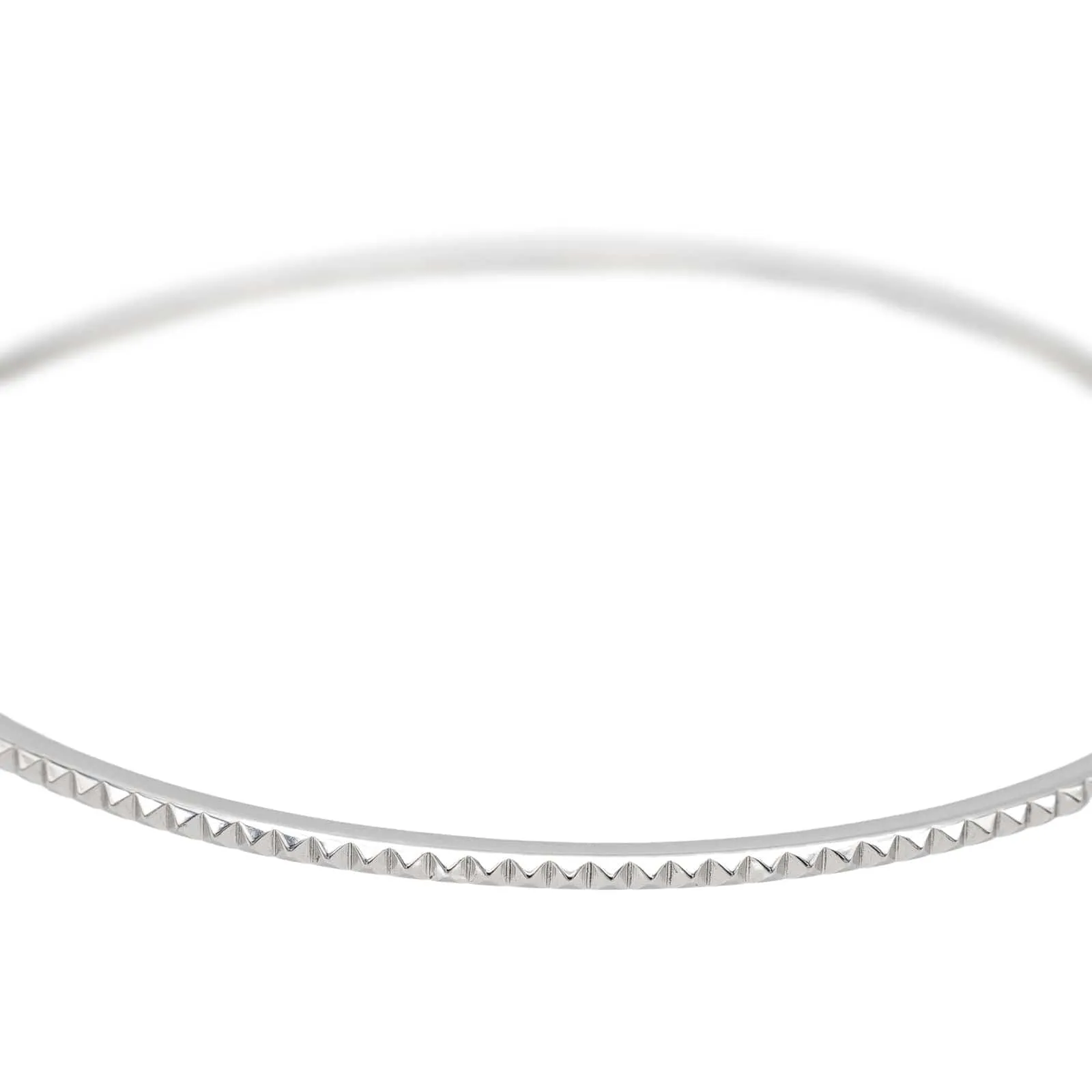 Bracelet Jonc Or blanc sold by 58 Facettes product image thumbnail 4