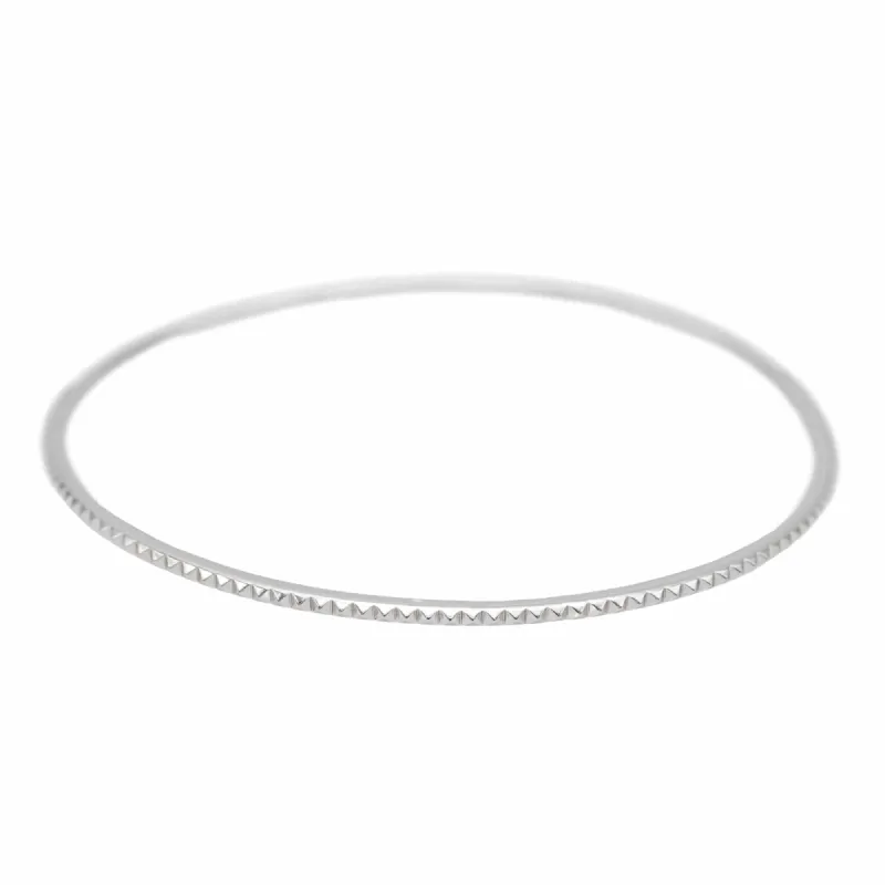 Bracelet Jonc Or blanc sold by 58 Facettes