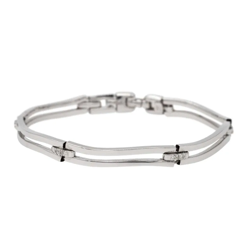 Bracelet Or blanc Diamant sold by 58 Facettes