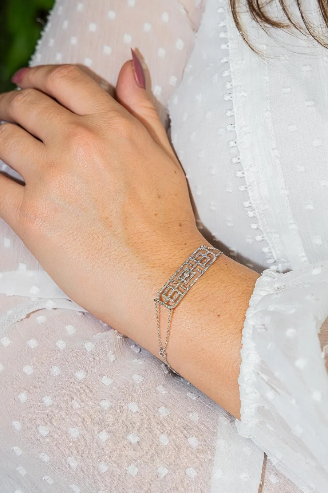 Bracelet Or blanc Diamant sold by 58 Facettes product image thumbnail 2