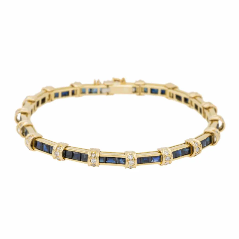 Bracelet Or jaune Saphir sold by 58 Facettes