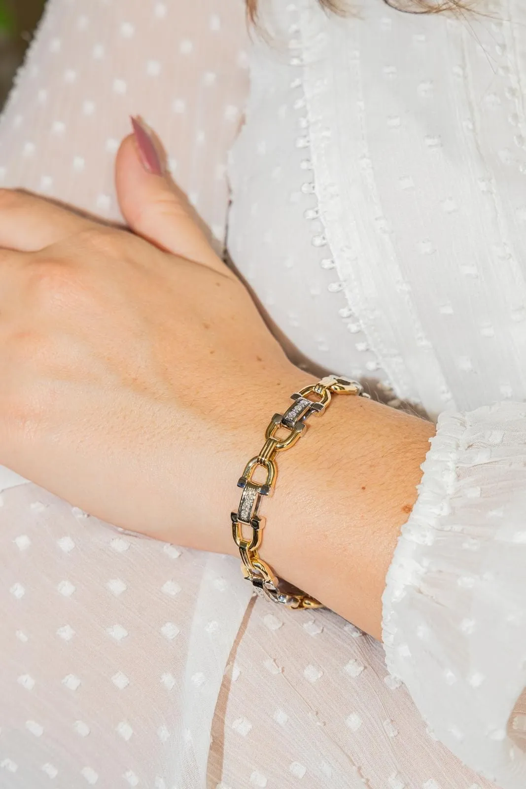 Bracelet Or jaune Diamant sold by 58 Facettes product image thumbnail 2