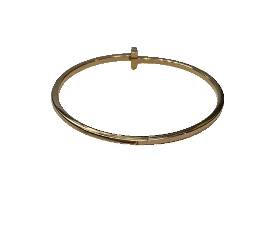 Tiffany & Co. Tiffany T T1 - Bracelet étroit en or rose 18K sold by 58 Facettes product image thumbnail 5