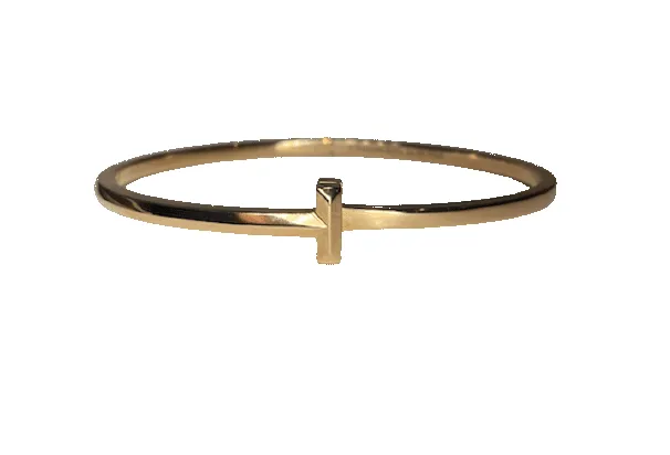 Tiffany & Co. Tiffany T T1 - Bracelet étroit en or rose 18K sold by 58 Facettes