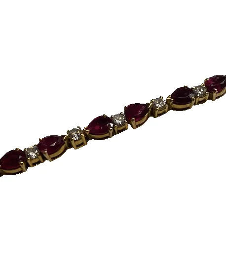 BRACELET DIAMANTS RUBIS sold by 58 Facettes product image thumbnail 4