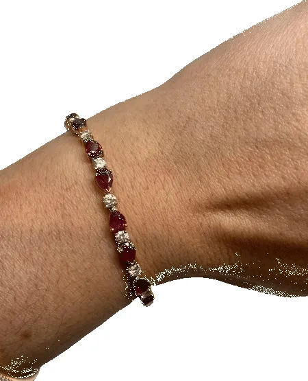 BRACELET DIAMANTS RUBIS sold by 58 Facettes product image thumbnail 2