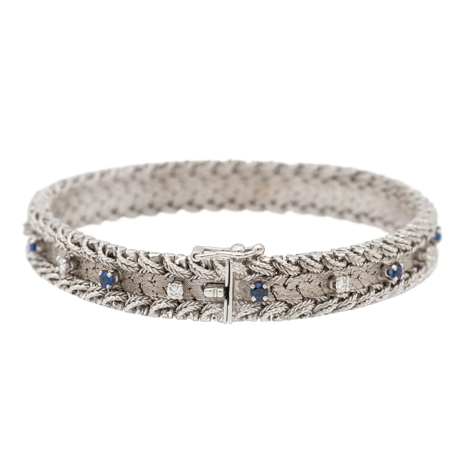 Bracelet Manchette Or blanc Diamant sold by 58 Facettes product image thumbnail 4