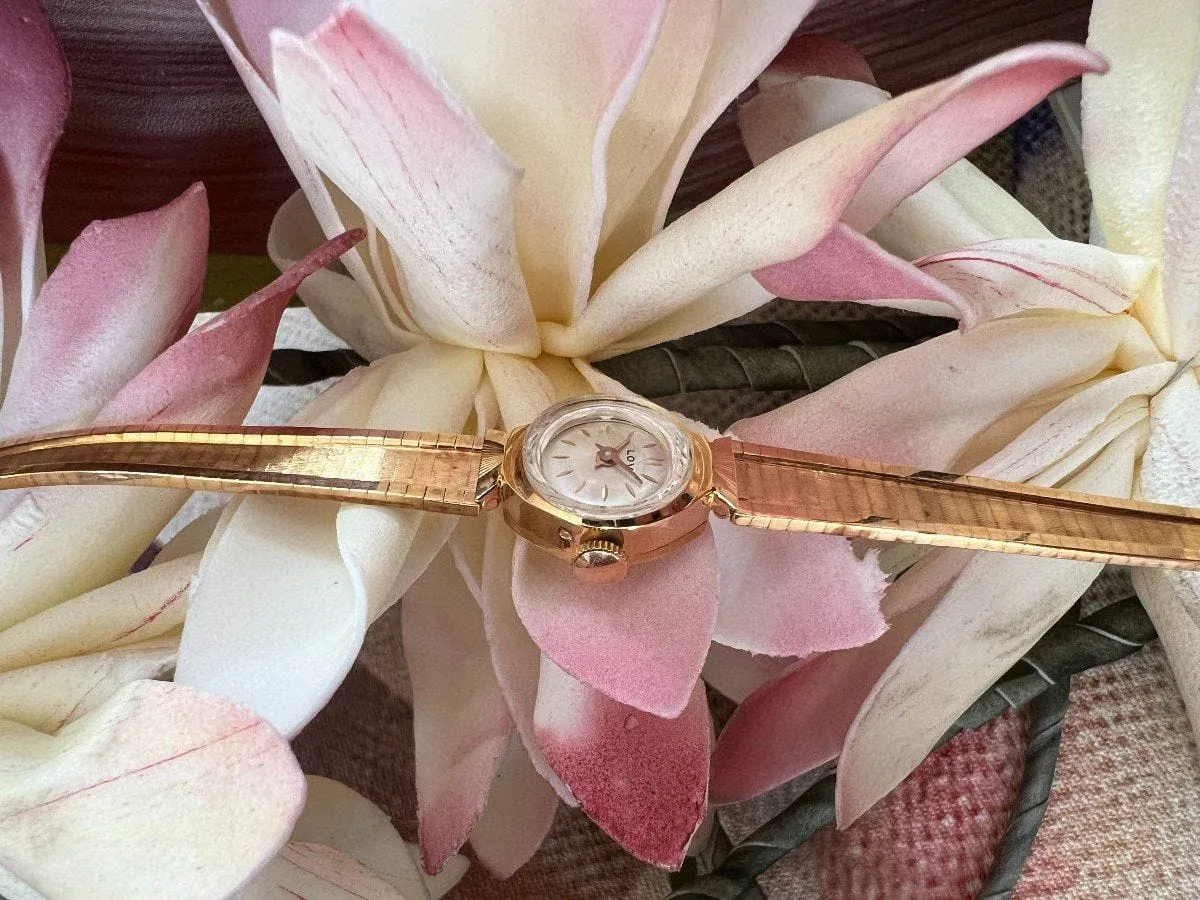 Montre Vintage Femme Lov Cadran Blanc Cassé Or Jaune 18 Carats sold by 58 Facettes product image thumbnail 5