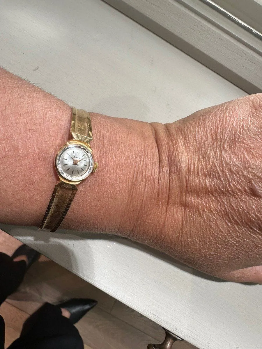 Montre Vintage Femme Lov Cadran Blanc Cassé Or Jaune 18 Carats sold by 58 Facettes product image thumbnail 2