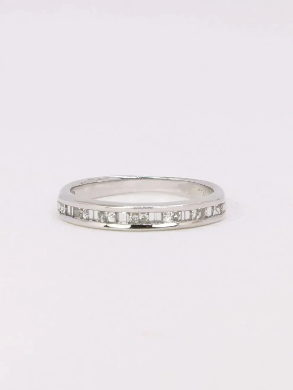 Alliance or blanc diamants baguette sold by 58 Facettes product image thumbnail 2