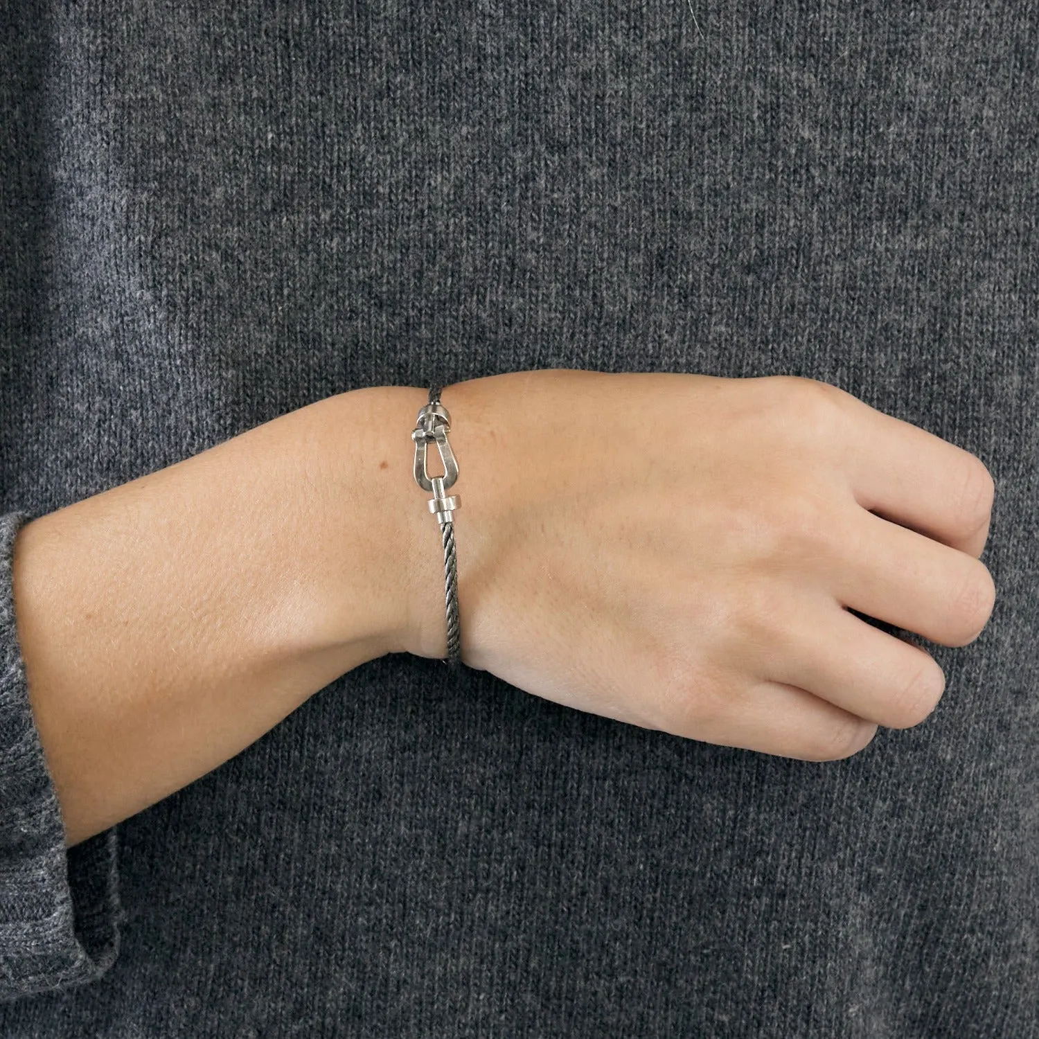 Bracelet FRED Force 10 Moyen modèle, or et acier sold by 58 Facettes product image thumbnail 2