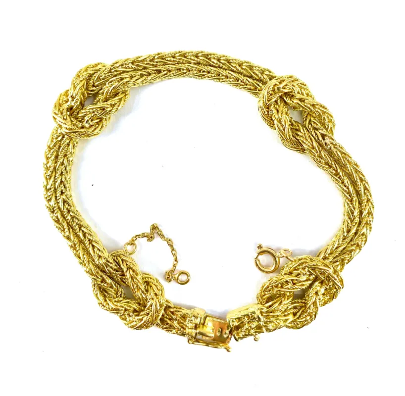BOUCHERON - Bracelet noeud marin sold by 58 Facettes