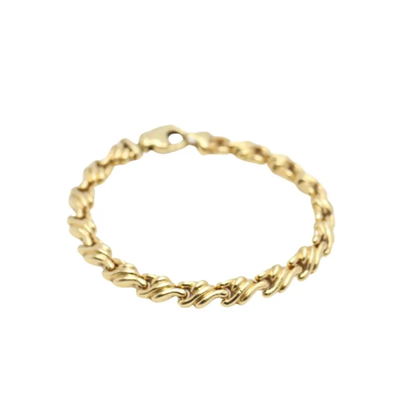 bracelet articulé en or jaune sold by 58 Facettes