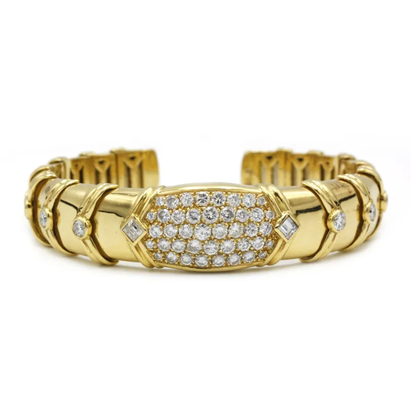Bracelet or jaune, diamants sold by 58 Facettes