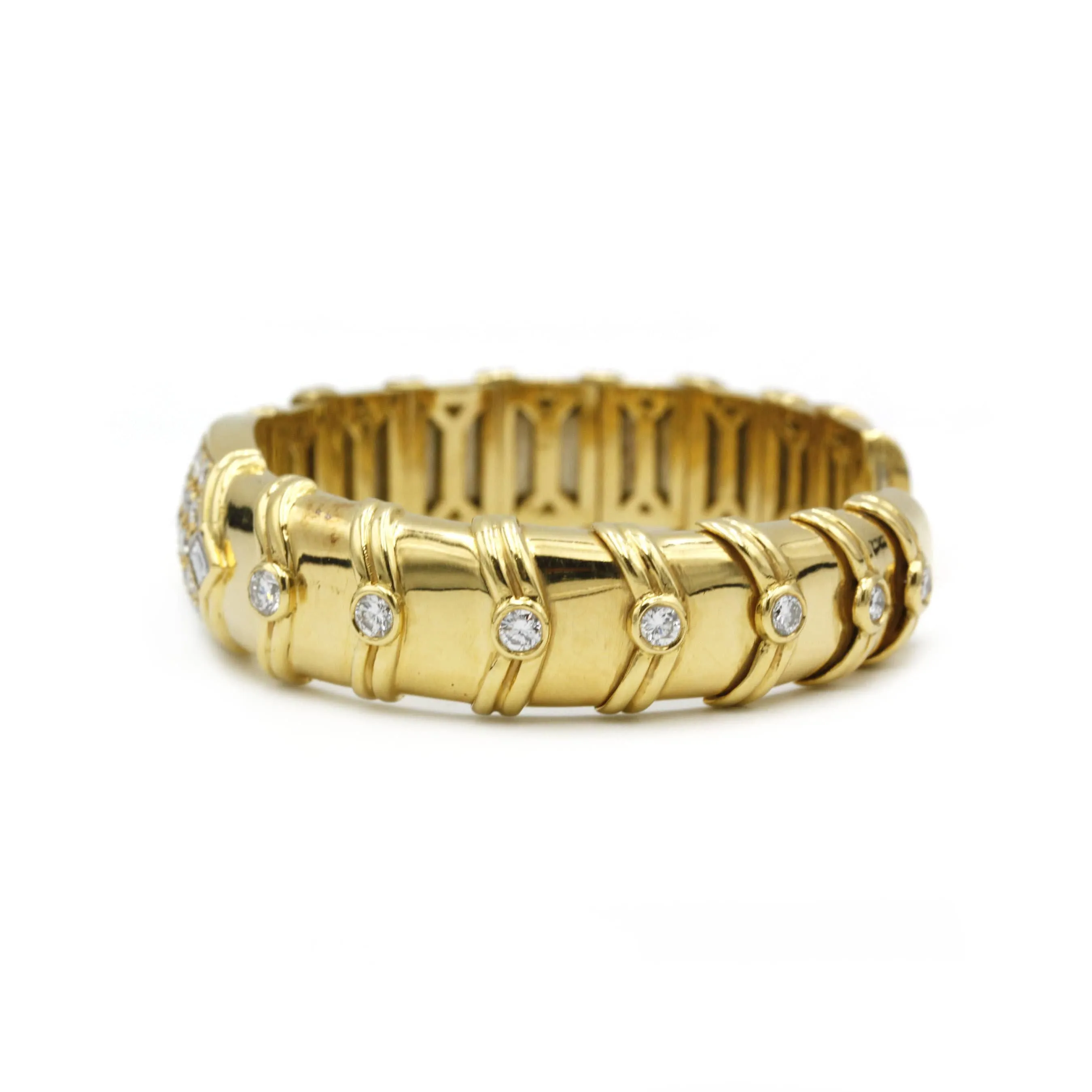 Bracelet or jaune, diamants sold by 58 Facettes product image thumbnail 2
