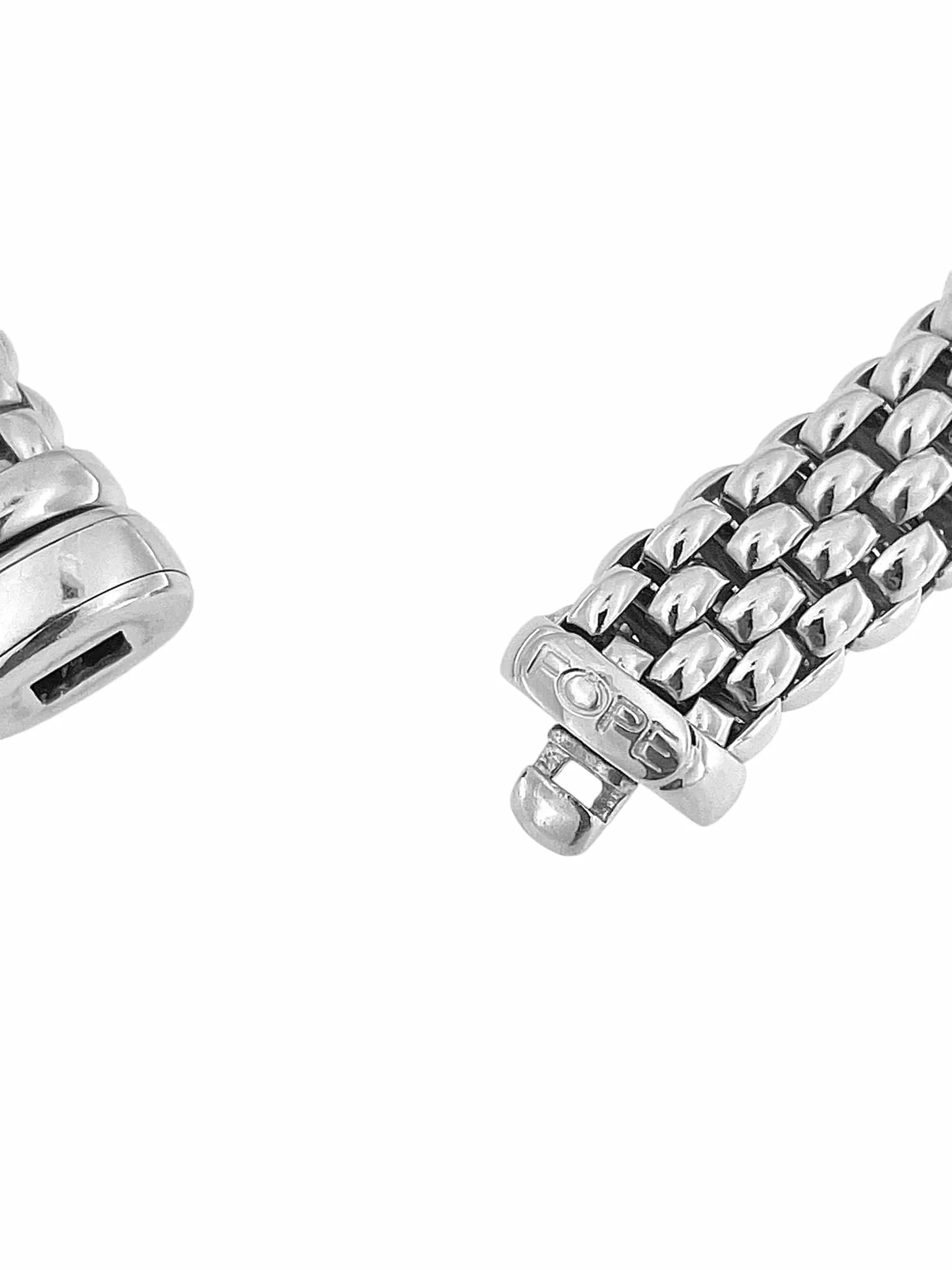 Bracelet en or blanc avec motif brique FOPE sold by 58 Facettes product image thumbnail 4