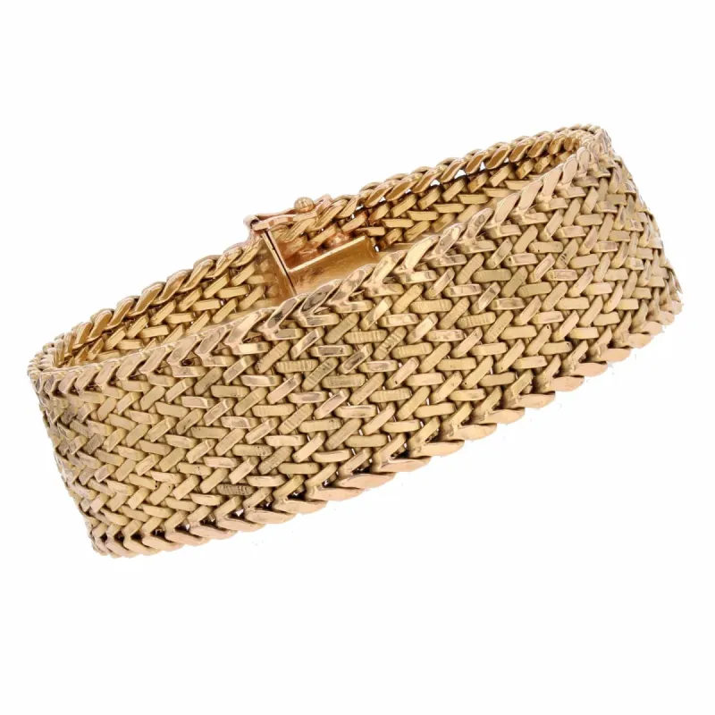 Bracelet ancien or jaune polonais sold by 58 Facettes