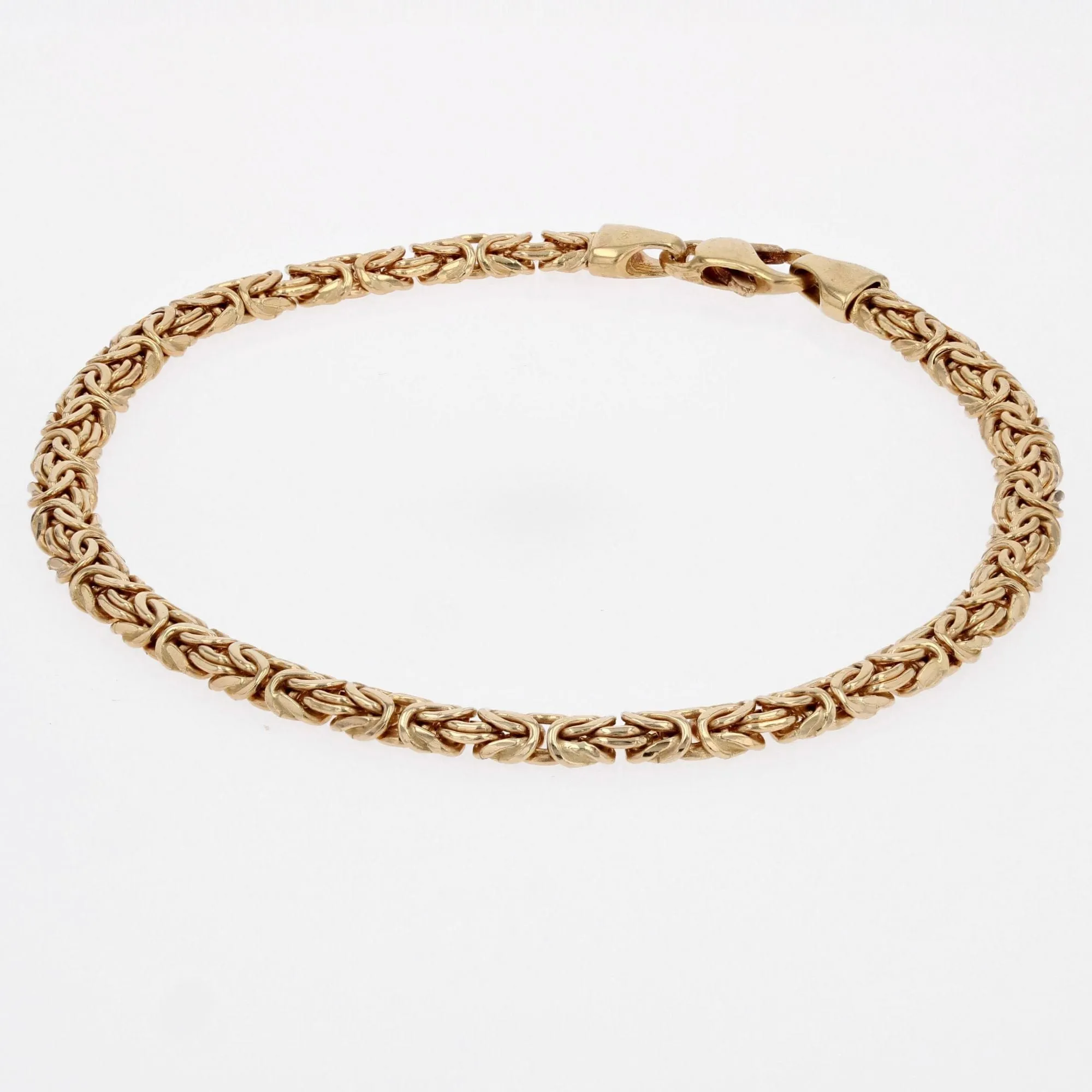 Bracelet or jaune maille entrelacée sold by 58 Facettes product image thumbnail 4